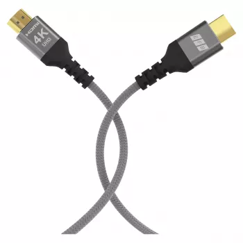 EFB Elektronik Kabel HDMI High-Speed z Ethernet 4K60Hz Szary - Kabel - Cyfrowy/Wideo/HDMI (HDMI-20-00004)