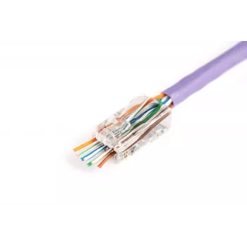 Złącze przewodu RJ45 Digitus X-ML-6U-EZ przezroczyste męskie 100 szt.