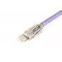 Złącze przewodu RJ45 Digitus X-ML-6U-EZ przezroczyste męskie 100 szt.
