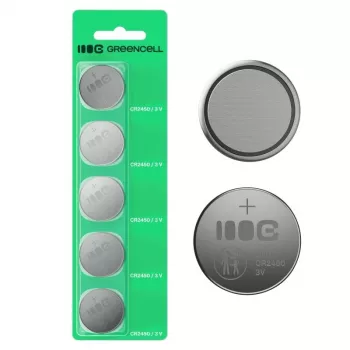 Bateria pastylkowa zielony Cell CR2450 3V — litowa, 5 szt.