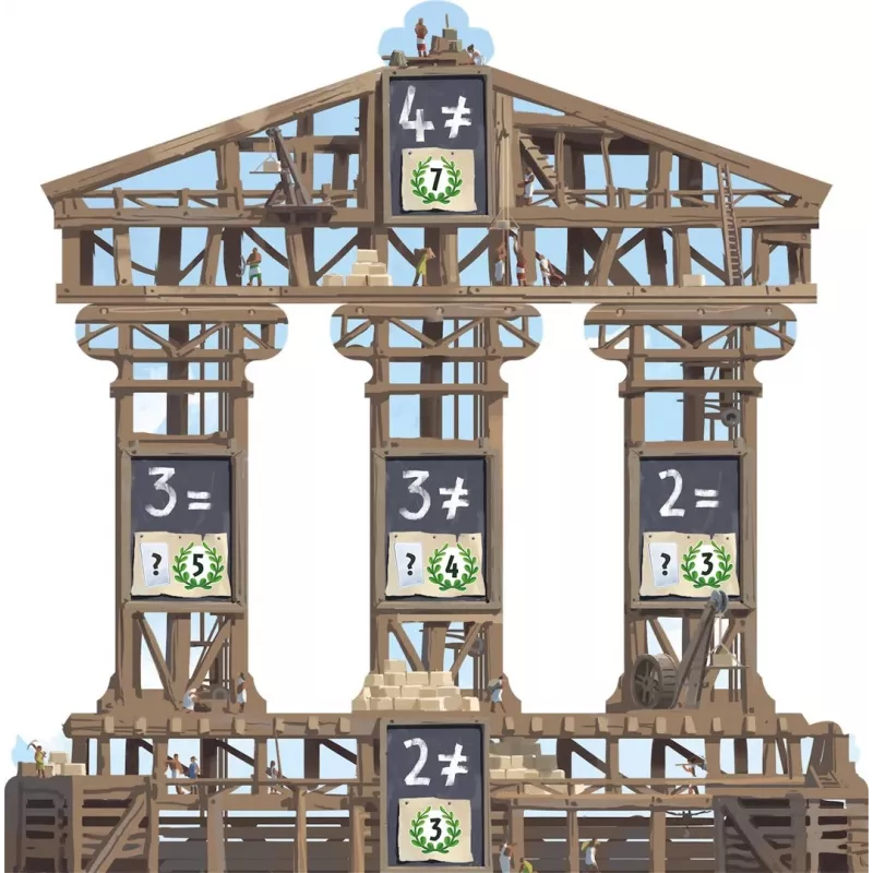 Gra planszowa 7 CUDÓW ŚWIATA - ARCHITEKCI (WERSJA POLSKA)