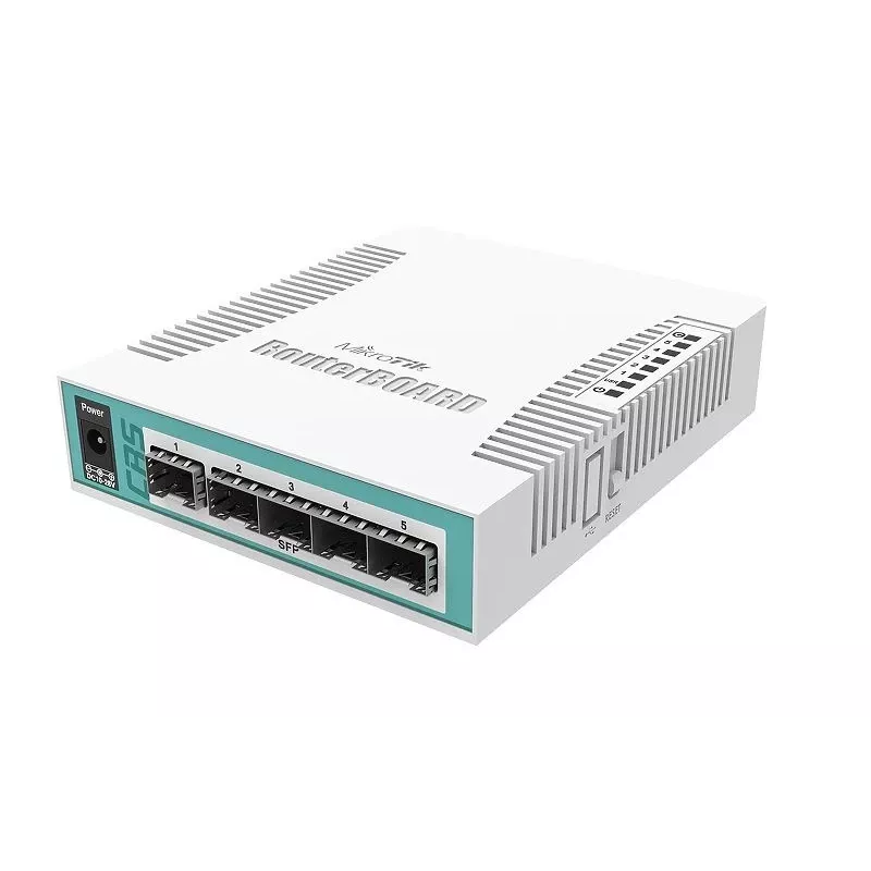 Mikrotik CRS106-1C-5S przełącznik sieciowy Gigabit Ethernet (10/100/1000) Power over Ethernet (PoE) Biały