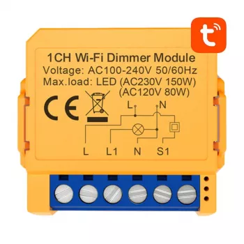 Inteligentny przełącznik gniazdkowy Avatto DMS16-2 WiFi z monitorowaniem energii