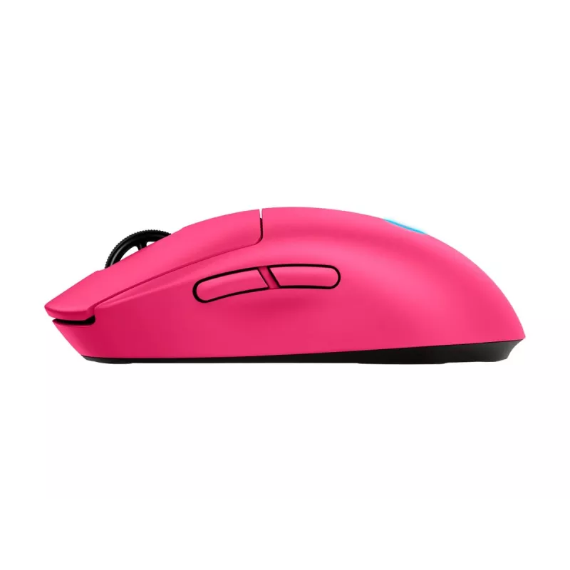 Logitech G PRO 2 - Mysz - Gaming - dla prawo- i leworęcznych - optyczna - 8 przycisków - Bezprzewodowa, Przewodowa - 2,4 GHz, USB - Odbiornik USB Logitech LIGHTSPEED - różowa (910-007310)