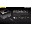 Ładowarka do akumulatorów Nitecore Ci12 Uniwersalna ładowarka USB do Li-Ion, NiCd, NiMH, wejście 3A 5/9/12V, obudowa z tworzywa sztucznego