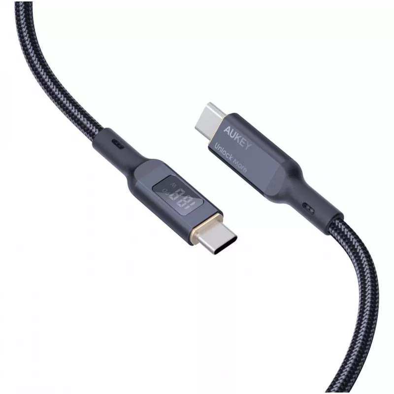 Kabel USB AUKEY CB-MCC102 1,8 m USB C Czarny 480 Gbit/s