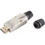Złącze HDMI ShiverPeaks 77405-S metalowe do samodzielnego montażu, kompatybilne z 4K2K