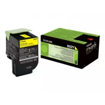 Toner Lexmark 80C20Y0 3000 stron Żółty