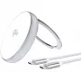 Ładowarka 4smarts Qi2 Charger Kickstand srebrno-biała (540987)