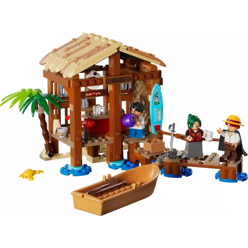 Zestaw LEGO One Piece 75636 Wioska Wiatrakowa Chata, 299 elementów, 3 minifigurki, 8+ lat