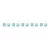 DIGITUS - Kabelclips mit Farbcodierung - für Patch-Kabel - grün (Packung mit 100) (A-CC-G)