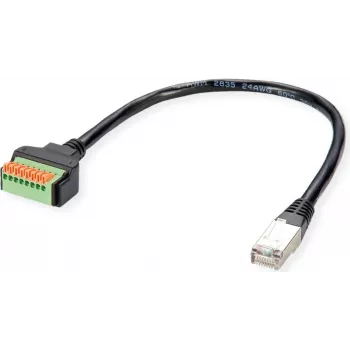 Adapter kablowy ROLINE RJ45 ST - Listwa zaciskowa push-in - Adapter - Sieciowy (12.02.1171)