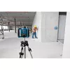 Bosch laser rotacyjny GRL 300 HV Professional niebieski/czarny, czerwona linia laserowa i punkt pionu, z uchwytem WM 4 i odbiornikiem laserowym LR 1, w walizce