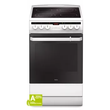 Kuchenka wolnostojąca Amica SHC 5874 W Elektryczna Ceramiczna 4 strefy