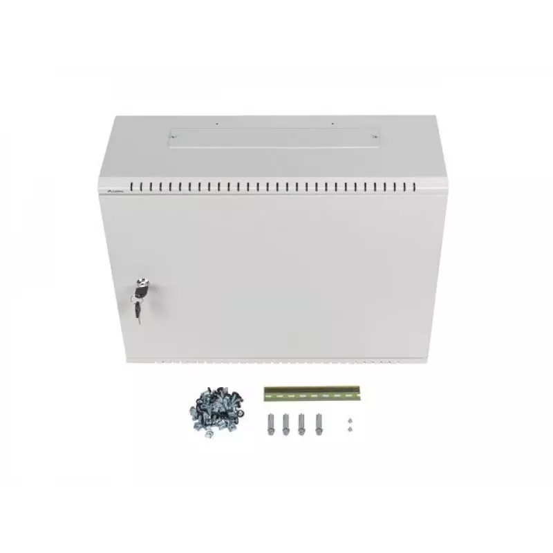 Szafa Rack Lanberg 19 4U+3U 540x200mm, Niskoprofilowa, Wisząca, Szara