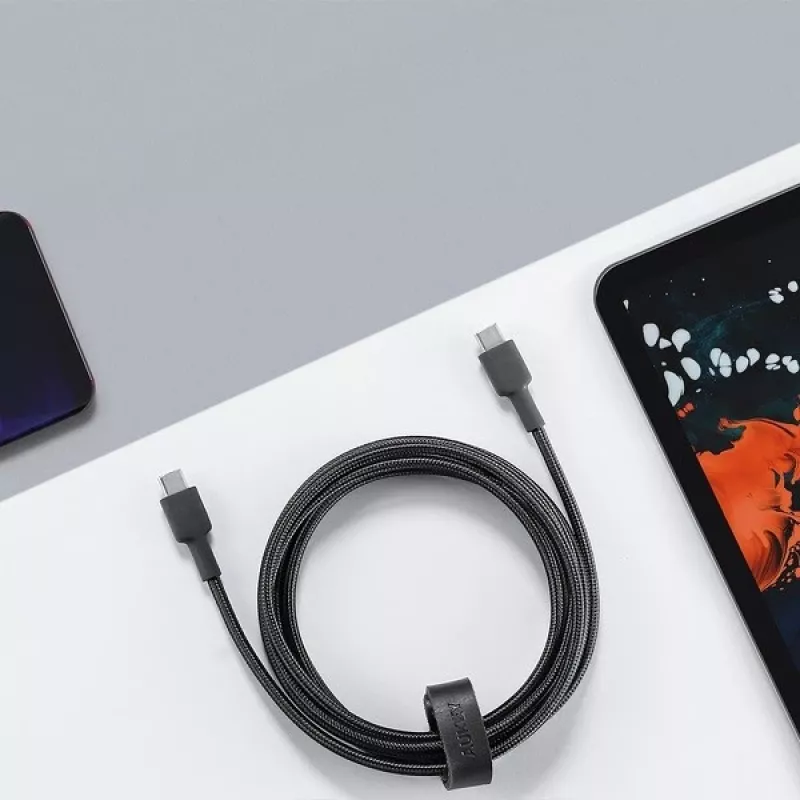 Kabel USB-C Aukey CB-CD45 0,9 m — USB Type-C do USB-A, obsługa Quick Charge