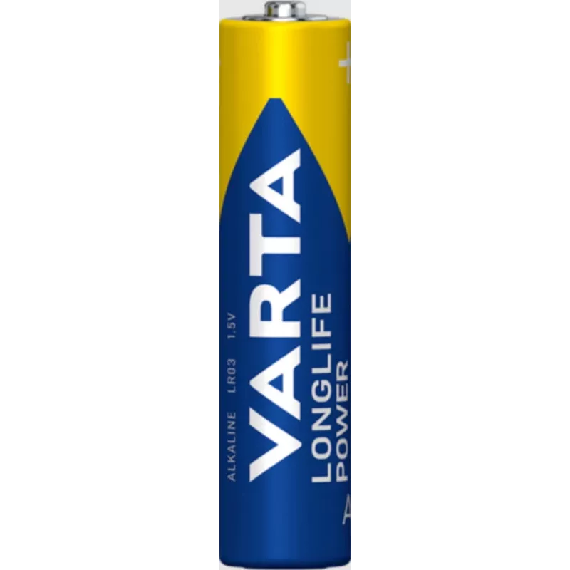 Alkaliczne baterie Micro AAA Varta Longlife Power — 12 szt.