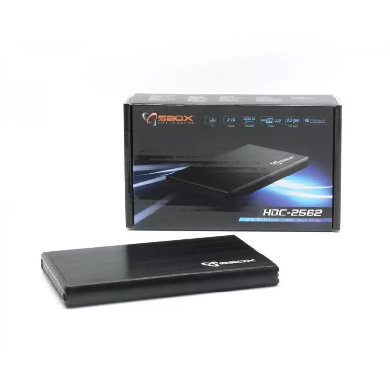 Sbox HDC-2562B 2.5 inch Obudowa na Dysk Zewnętrzny Blackberry Black