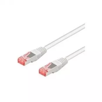 Wentronic Goobay kabel krosowy CAT 6, S/FTP (PiMF), biały, 1,5 m - LSZH bezhalogenowy, miedź (95587)