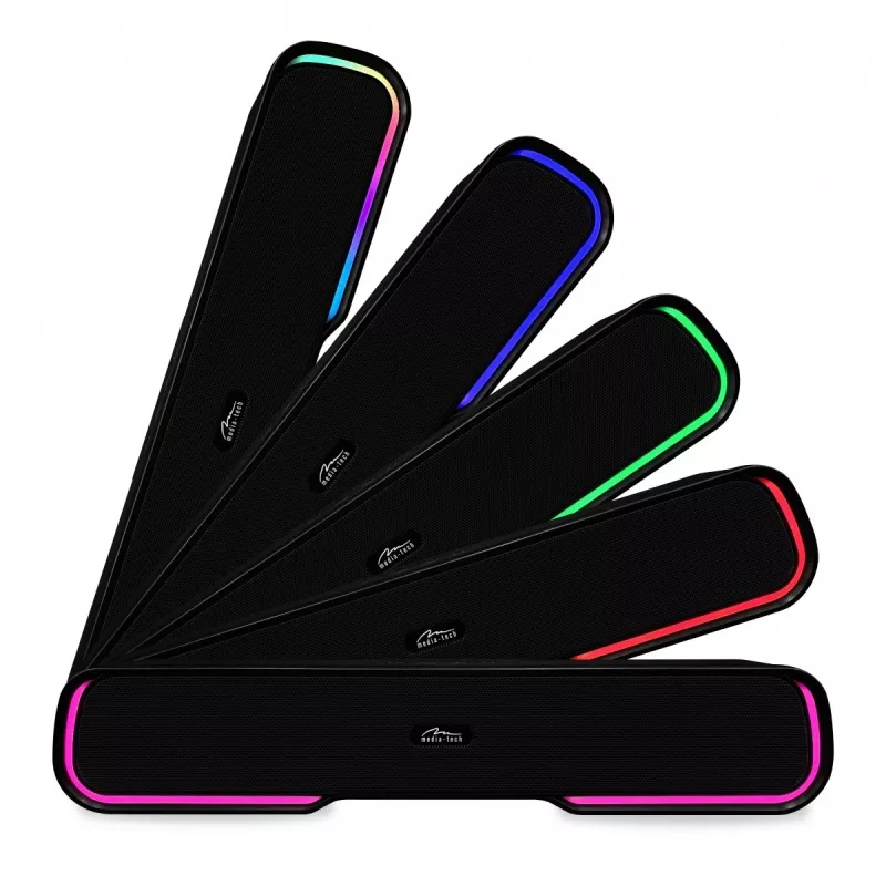 Głośniki MEDIA‑TECH Phantom MT3180 soundbar 450W RMS, 80W zasilany bateriami, Bluetooth, przewodowy i bezprzewodowy, czarny