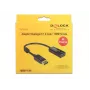 DeLOCK - Adapter wideo/audio - DisplayPort / HDMI - DisplayPort (M) - HDMI, 19-pin (W) - 20cm - (DisplayPort 1.2) - Czarny (62609)