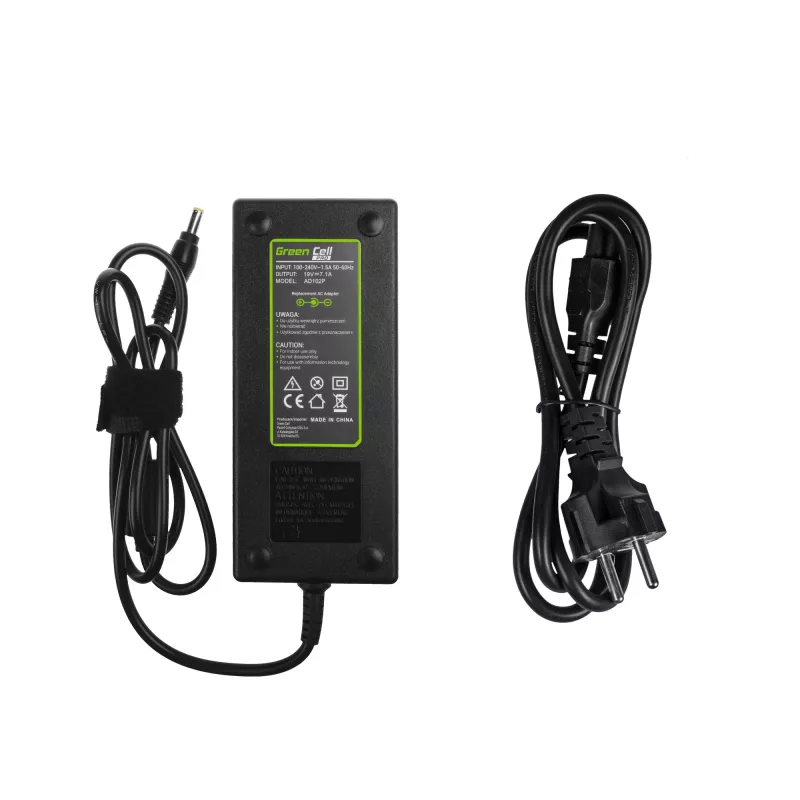 Adapter Green Cell AD102P uniwersalny 135 W, 19 V, 7,1 A, czarny, do laptopów