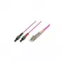 Kabel krosowy światłowodowy, 50/125 µm, włókno OM4, 2x wtyk ST/wtyk duplex LC, turkusowy, 10,0 m (39885410)