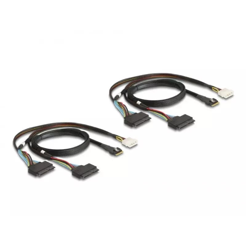 Karta DeLOCK PCI Express 4.0 x16 na 4 x SFF-8639 NVMe - Bifurkacja - Niski profil