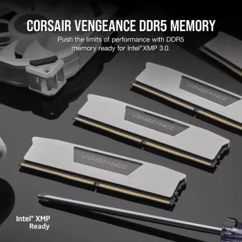 CORSAIR Vengeance DDR5 Kit 48 GB 2 x 24 GB DIMM 288-PIN 3000 MHz PC5-48000 CL30 1.4 V biały (CMK48GX
