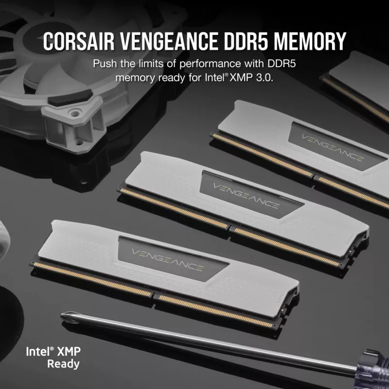 CORSAIR Vengeance DDR5 Kit 48 GB 2 x 24 GB DIMM 288-PIN 3000 MHz PC5-48000 CL30 1.4 V biały (CMK48GX