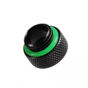 Bitspower adapter G1/4 cala AG na G1/4 cala IG - czarny mat