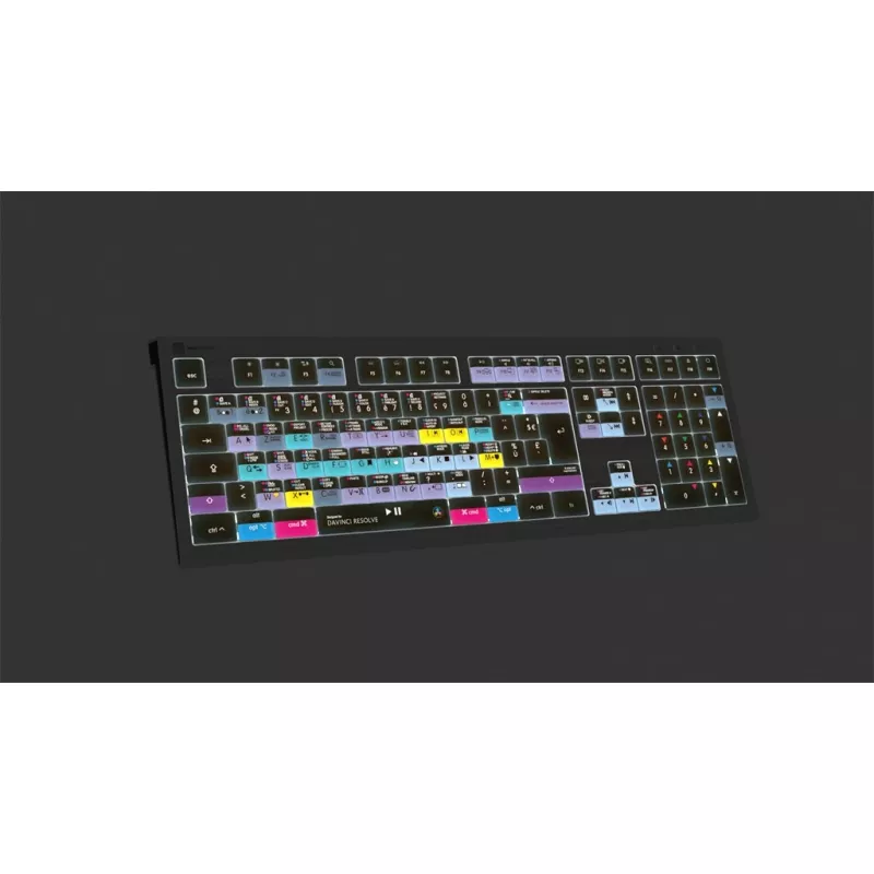 Logickeyboard ASTRA 2 Klawiatura USB AZERTY Angielska Czarna (LKB-RESB-A2M-FR)
