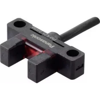 Fotoelektryczny czujnik widełkowy Panasonic PM-K25-C3 typu K, przełączanie jasno/ciemno, 5–24 V DC