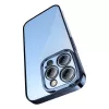Etui ochronne Baseus do iPhone'a 14 Pro — przezroczyste, brokatowe, niebieskie