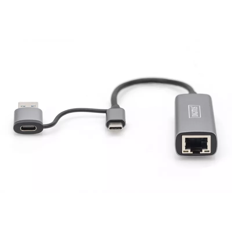 Adapter Gigabit Ethernet USB Type-C Digitus DN-3028
