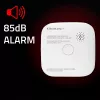 Czujnik dymu z baterią Tuya WiFi LED
