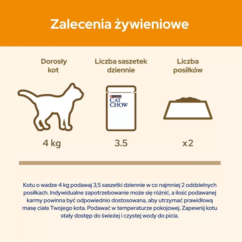 Mokra karma dla kota Purina Nestlé Adult 1+ 10×85 g — kurczak, 11,5% białka, 82% wilgotności