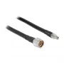 Kabel koncentryczny DeLOCK 5m RP-SMA CFD400 LLC400 czarny