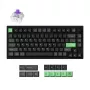 Klawiatura mechaniczna Keychron P1 H-M1Z 75% przewodowa i bezprzewodowa USB, RF, Bluetooth 5.2, podświetlenie RGB, czarna, bateria do 100 h, USB-C