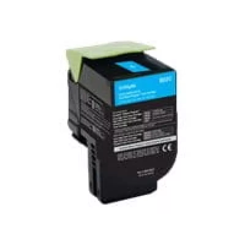 Lexmark 802C wkład z tonerem 1 szt. Oryginalny cyjan