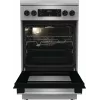 Gorenje GKS5C71XF Wolnostojąca kuchenka z piekarnikiem Srebrny
