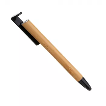 Długopis ze stylusem i podstawką FIXED FIXPEN-BA Bamboo — 3 w 1: długopis, rysik do ekranu dotykowego i zintegrowana podstawka na biurko