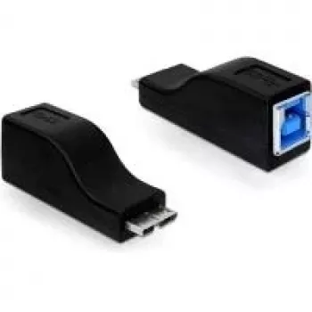 adapter złącza złącza micro USB-B M na USB-B F czarny DeLOCK 65216