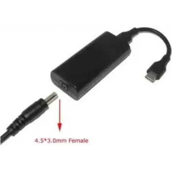 CoreParts MBXUSBC-CO0006 przejściówka 4.5*3.0 USB C Czarny