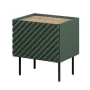 Komplet szafek nocnych cama meble ONDA 2 szt. 50×40×wys.54 cm, zielone, MDF/płyta wiórowa, rama 16 mm