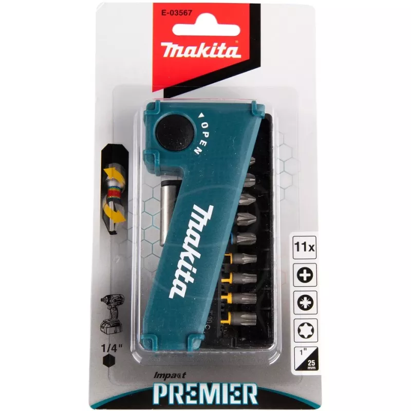 Końcówka wkrętakowa Makita E-03567 11 szt.