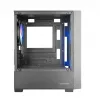 Obudowa PC TACENS Mars Gaming MC-VORTEX Mini Tower Mini-ITX/Micro-ATX Szkło hartowane Czarna, 3x120mm, GPU 27,3 cm, Chłodzenie CPU 162 mm