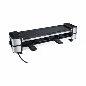 Guss-Raclette RC 140 czarny/stal nierdzewna, 600 W, odwracalna płyta grillowa