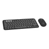 Logitech Pebble 2 Combo for Mac Wireless klawiatura mysz QWERTZ German Graphite