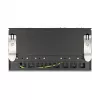 Patch panel DELOCK Mini Desktop RJ45 8-portowy Cat.6A ekranowany czarny do montażu na stole, ścianie lub szynie DIN